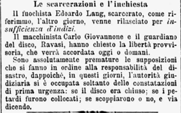 scarcerazioni disastro